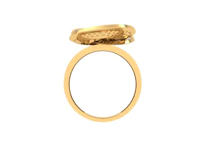 Women Ring  Render 3dm STL OBJ FBX Details 3D print model 305