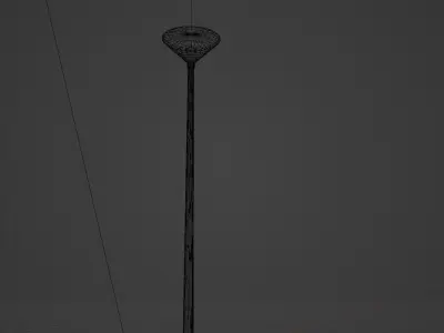 Modern street light Free 3D model