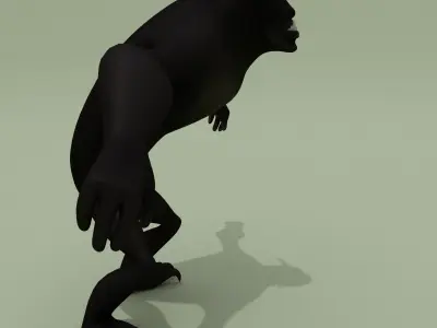 Cartoon Monster Gorgulia 3D model