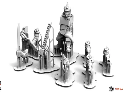 Valour Korps - Shock Sergeant Heinrich 3D print model