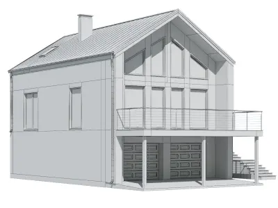 Cottage 029 3D model