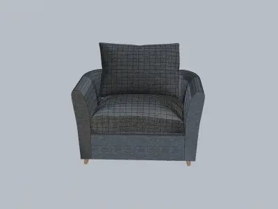 Small sofa 3D model