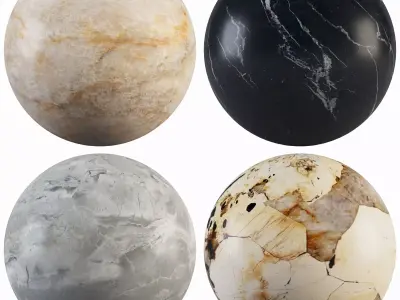 Marble 51 - Patagonia-BlackMarquina-Crystal Beige Texture