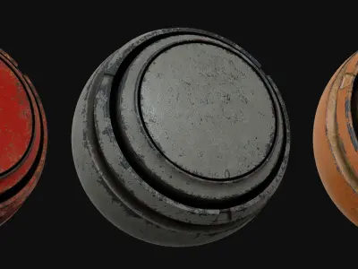 Painted Metal Substance Smart Materials - Vol 3 Texture