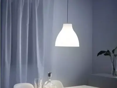 Hanging lamp IKEA MELODI Low-poly 3D model
