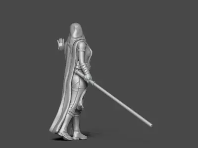 dark adept - 35mm scale 3D print model