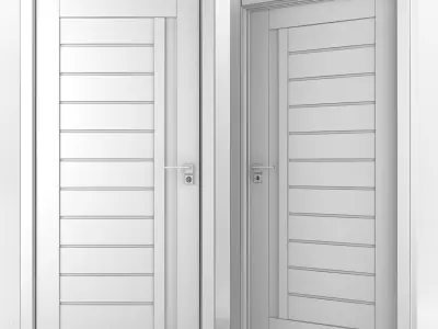 Interior doors Modern Bianca 3D model