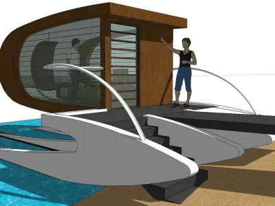 Creative Design-Holiday Cabin-01 3D model