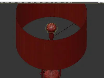 Currey and Company Chronicle Table Lamp Low-poly 3D model