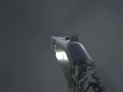 Remington 870 Free low-poly 3D model