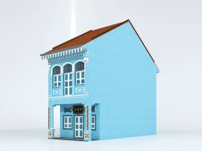 KOON SENG SHOPHOUSE - TYPE 2 3D model