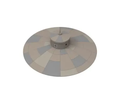 German Scout Saucer WWII 3D print model