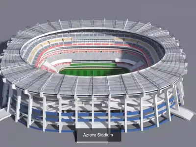 world cup 2026 stadiums 3D Model Pack