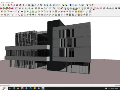 OFFICE BUILDING 3D MODEL 3D model