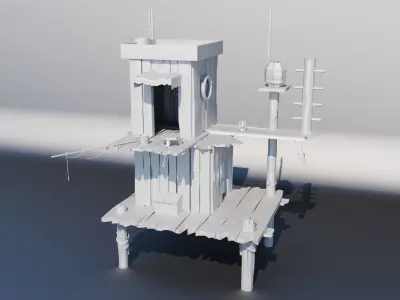 House 01 3D model 3D model