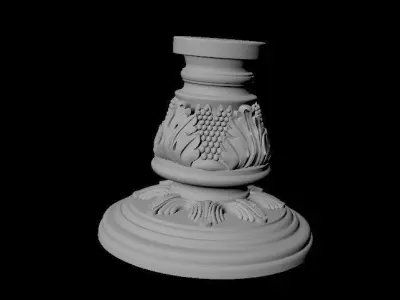 leg High quality 3d models for processing on a cnc machine 3D model 19