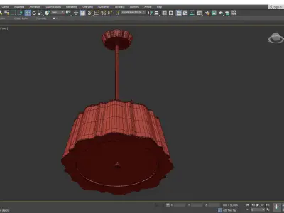 Humphrey Pendant Light Low-poly 3D model