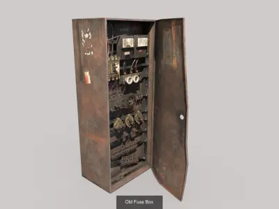 Post-Apocalyptic Objects 3D Model Pack