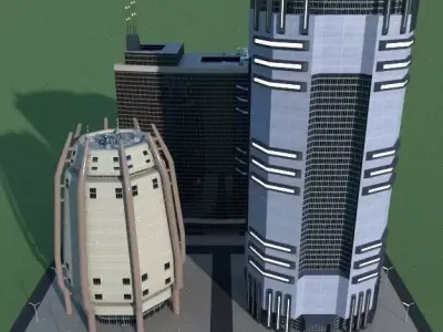 SpiderWare City Block 3D model 3