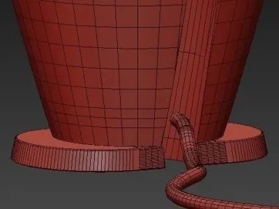 Menu Bollard Lamp 3D model