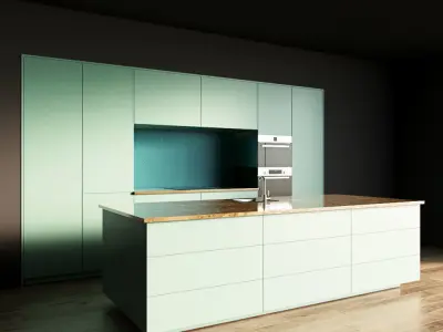 90-Kitchen6 matte 8 3D model