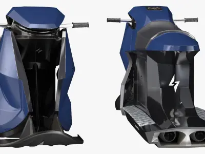  Searacer Jet Ski Blue 