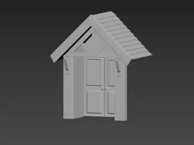 house entrance Free 3D model