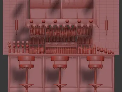 TivoliBar lovit bar design 3D model