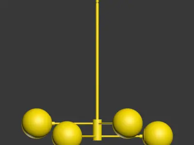 Bellago 6 Light Chandelier Allmodern 3D model