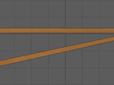 Modern bench 3D model