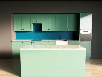 46-Kitchen10 glossy 4 3D model