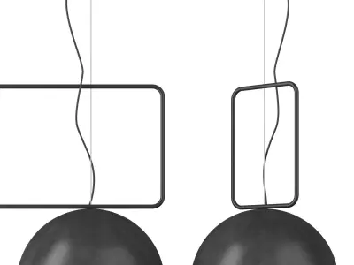 King Dome - Hanging lamp 3D model