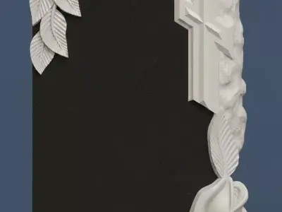 10 Memorial Tombstones  Gravestones Bundle  High Poly 3D Models 3D model