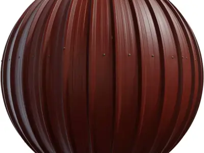  Red Corrugated Metal Roof Panels Texture