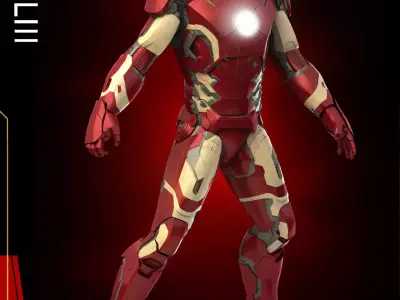 Iron man Mark 42 3D model
