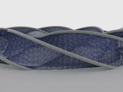 Parametric Donut Pavilion 3D model