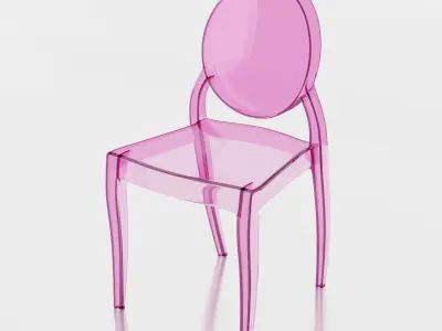 Queen Rose Chair 3D model