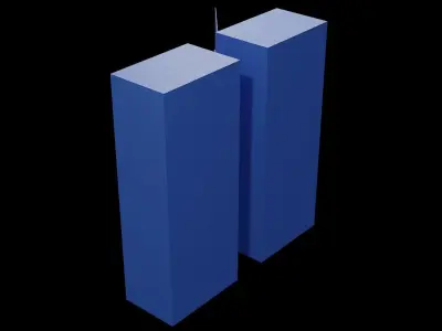 Locker Low-poly 3D model