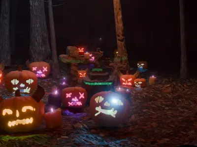 Haunted Graveyard - The Awakening Grave 3D model