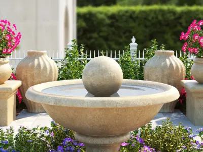 Flower bed 2 3D model