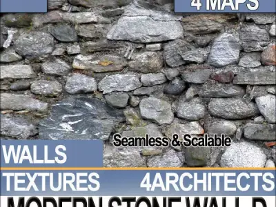 Modern Stone Wall D Texture