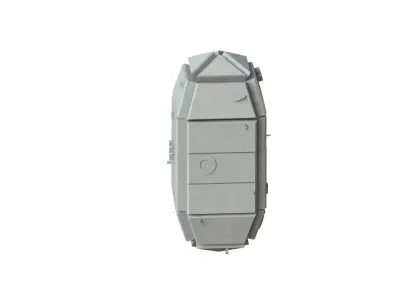 Sci Fi Object No 4416 Low Poly Low-poly 3D model