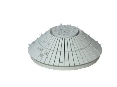 Sci Fi Object No 3268 Low Poly Low-poly 3D model