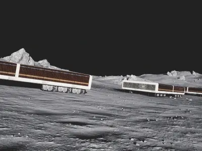 Space Explorer - Ground Ship Low-poly 3D model