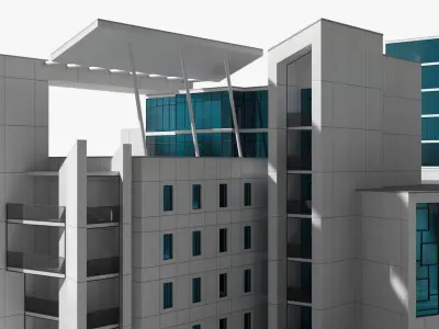  Modern Complex with Landscaping 
