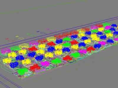 Architecture city 3D model