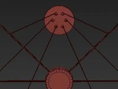 Montfaucon Chandelierr 3D model