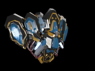 robot mask 3D model