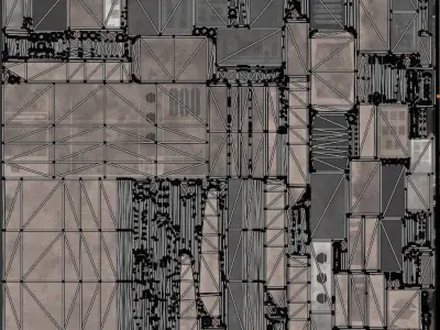 Spaceship Control Panel A - Star Wars Low-poly 3D model