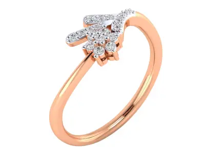  Women Ring Render 3dm STL MTL SLC JCD OBJ FBX Details 3D print model 18